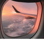 airplane clouds