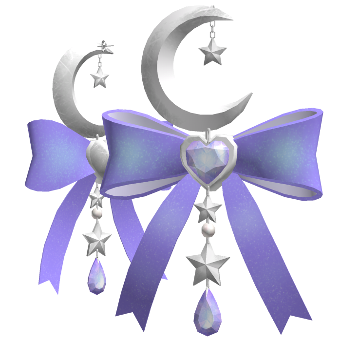 Purple Magical Celestial Earrings (Silver)