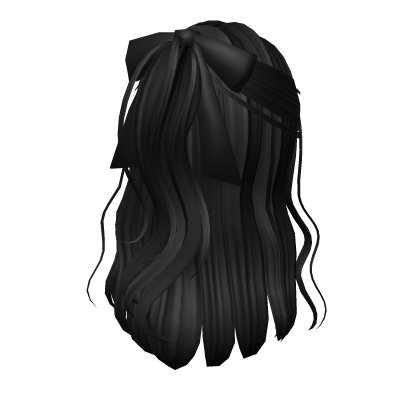 Cottage Girl Hair (Black) Roblox item