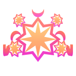 Glowing Star Crown of Sunsets