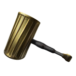 Golden Trash Can Hammer