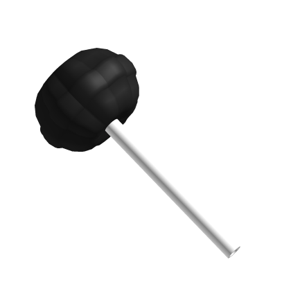 Black Gothic Halloween Pumpkin Lolipop
