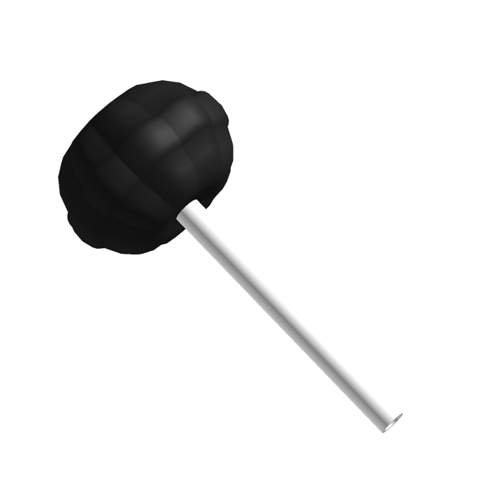 Black Gothic Halloween Pumpkin Lolipop