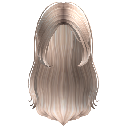 Long Soft Flowy Hair (Platinum) Roblox item