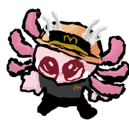an axolotl fanclub Roblox group icon