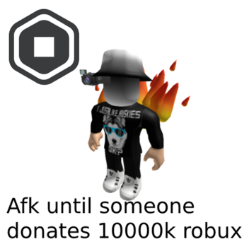 Afk until someone donates 100k! New + Safe + Obby