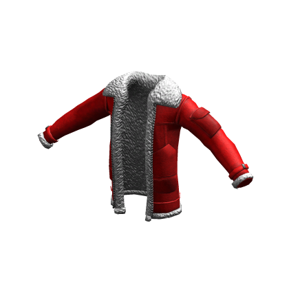 Stylish Faux Jacket | Red Christmas Santa
