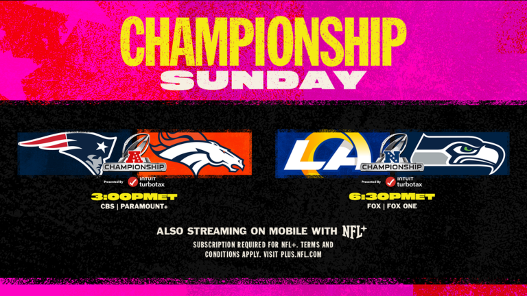 Artwork for the Championship Sunday event in NFL Universe Football