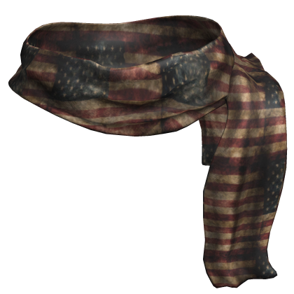 USA Vintage Thrift Worn Scarf thumbnail