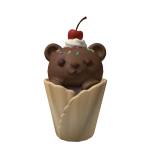 Cute Chocolate Bear Sundae [ CODE: CBS67 ]
