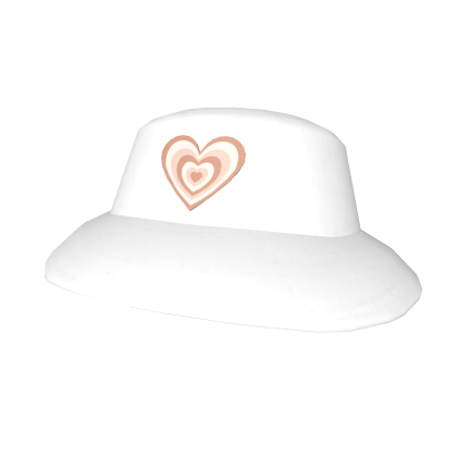 Brown & White Heart Wave Hat