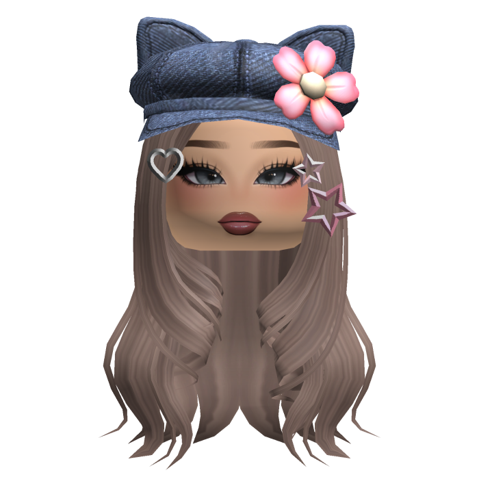 Kawaii Soft Curled Hair w/ Accesories & Makeup