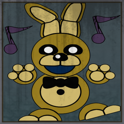 FNaF 3 SpringBonnie Poster Roblox decal