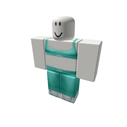 alo matching set (aqua green)