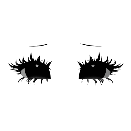 cute kawaii eyes with lashes Roblox item