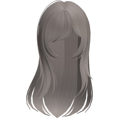 cute flowy long windy hair in ash brown