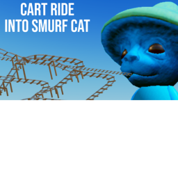Cart Ride Into Smurf Cat! 🐈💙 (NEW!!)