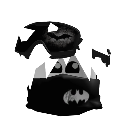Dashie Batman, white hair and black mask vkei boy