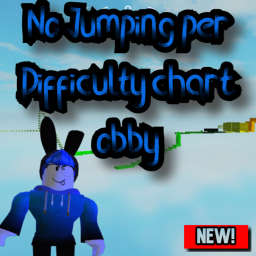 No jumping per difficulty chart obby!