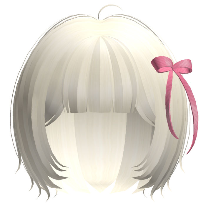 Blonde Cute Sweet Ribbon Bob