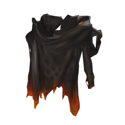 Firey Torn Cape Roblox item