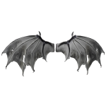Metallic White Wings