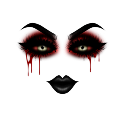 Bloodshot Eyes Makeup Roblox decal