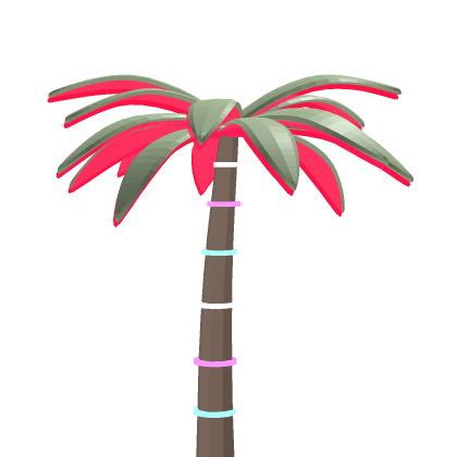 💖 Neon Preppy Sand Beach Palm Tree Hangout Vibe