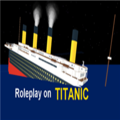 Roleplay on Titanic Game Cover Offical #1 Roblox decal