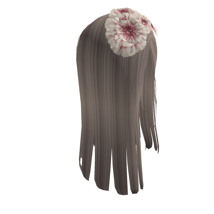 Gyaru Y2K Emo Straight Slick Hair Blonde Flowers