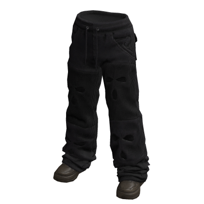 Theft Distressed Sweatpants Black ⭐ thumbnail