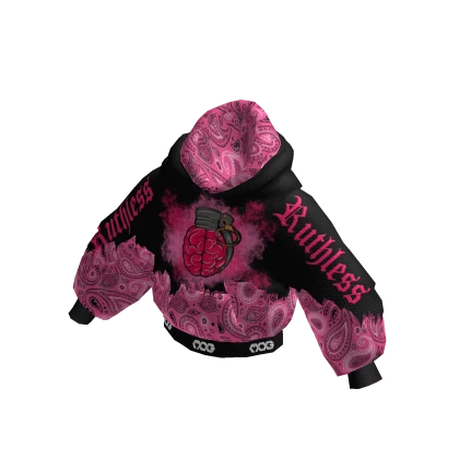 MOG - Black Pink Double Layer Y2K Hoodie | Roblox Item - Rolimon's