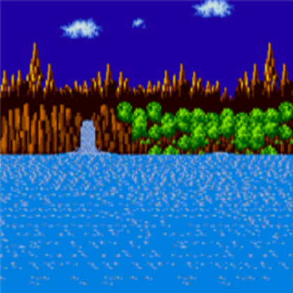 Sonic Background: Green Hill Zone Roblox decal