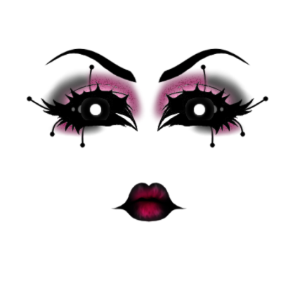 Eerie Makeup™ || Cherry Clown Makeup Roblox decal