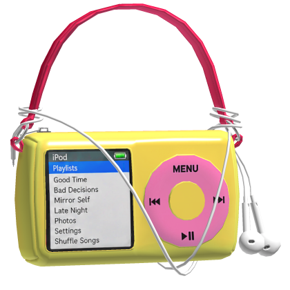 Yellow & Pink MP3 Shoulder Bag