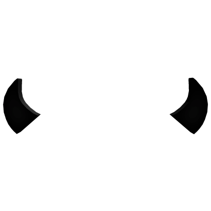 ♡ cutesi devil horns in black