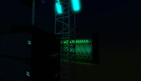 Mega Stage with lights