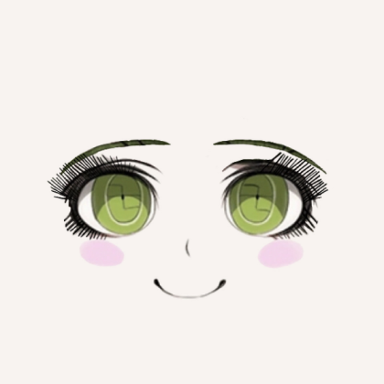 Monoca Towa sprite face - skin background 2 Roblox decal