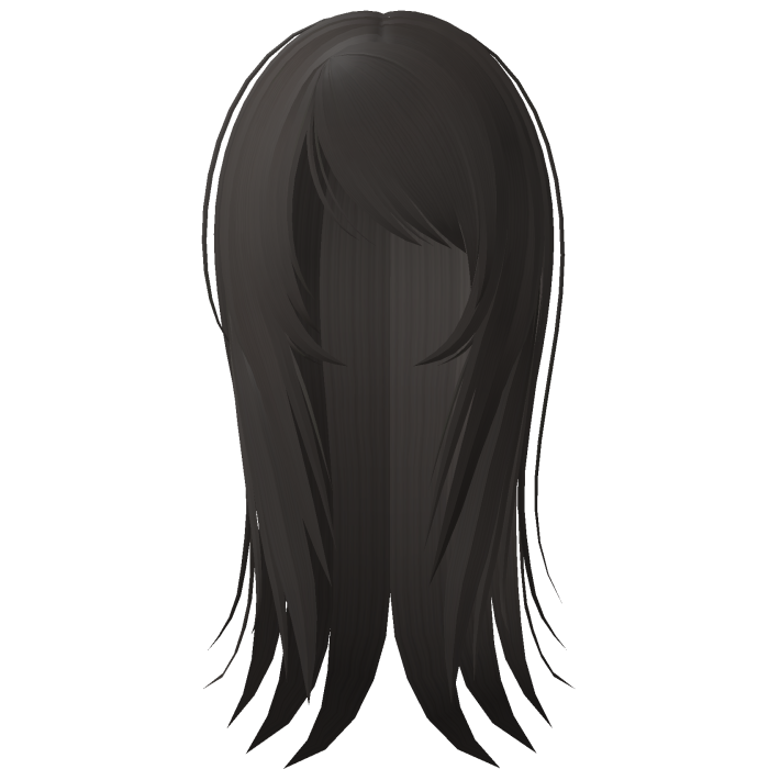 ☆ emo scene messy wispy long hair brown 1