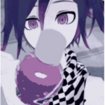 Kokichi screaming at you, but cutely
