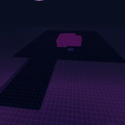 synthwave scene and restaurant icon