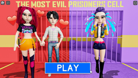 MIRA AND JINU VS RUMI PRISON RUN! (Obby)