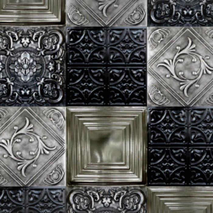 scattered medieval tiles