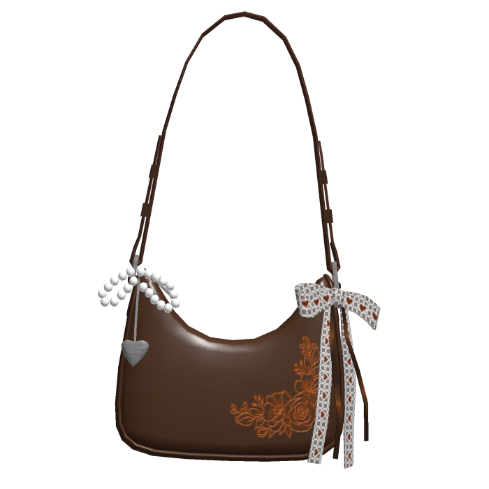 Cute Charm Shoulder Bag (brown)
