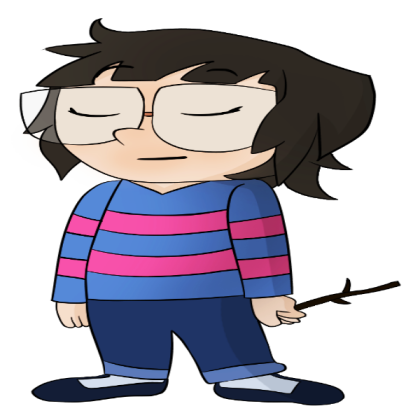 Frisk / Chloe Cartoon Tale Roblox decal