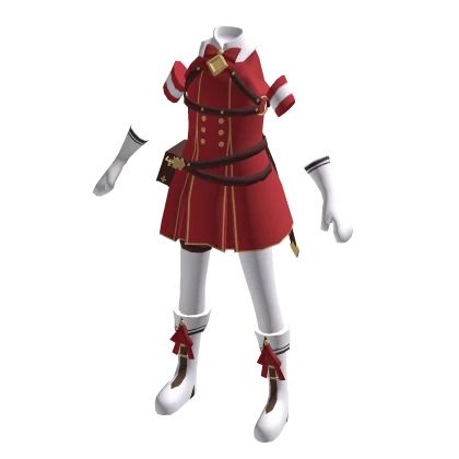 Gold Ship Red Suit - Uma | Roblox Item - Rolimon's