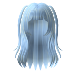 Baby Blue Kawaii Anime Pigtails