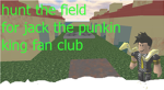 hunt the field for jack the punpkin king fan club