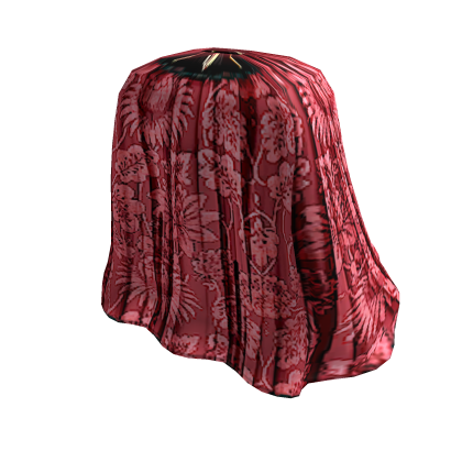 1410s | Medieval Floral Brocade Houppelande Skirt