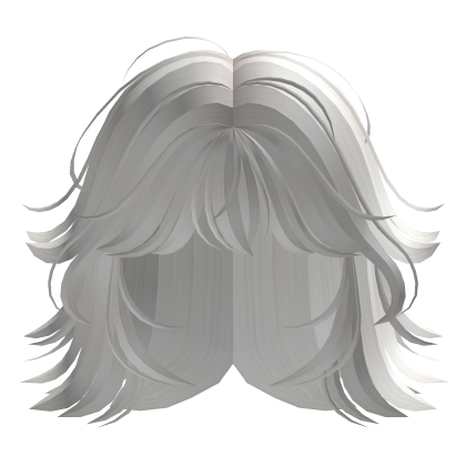 White Messy Wolf Cut thumbnail